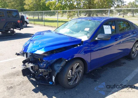 2025 Hyundai Elantra Sel Sport из США, поврежденный, VIN KMHLM4DG7SU048778